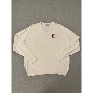 Nabisco Golf Championships Sweathirt Womens XXL Cotton Vintage Pullover Cream